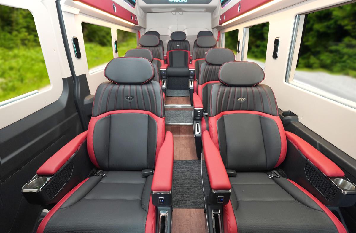 MT Limo Pre+ T12 Eco – Nội thất đen đỏ